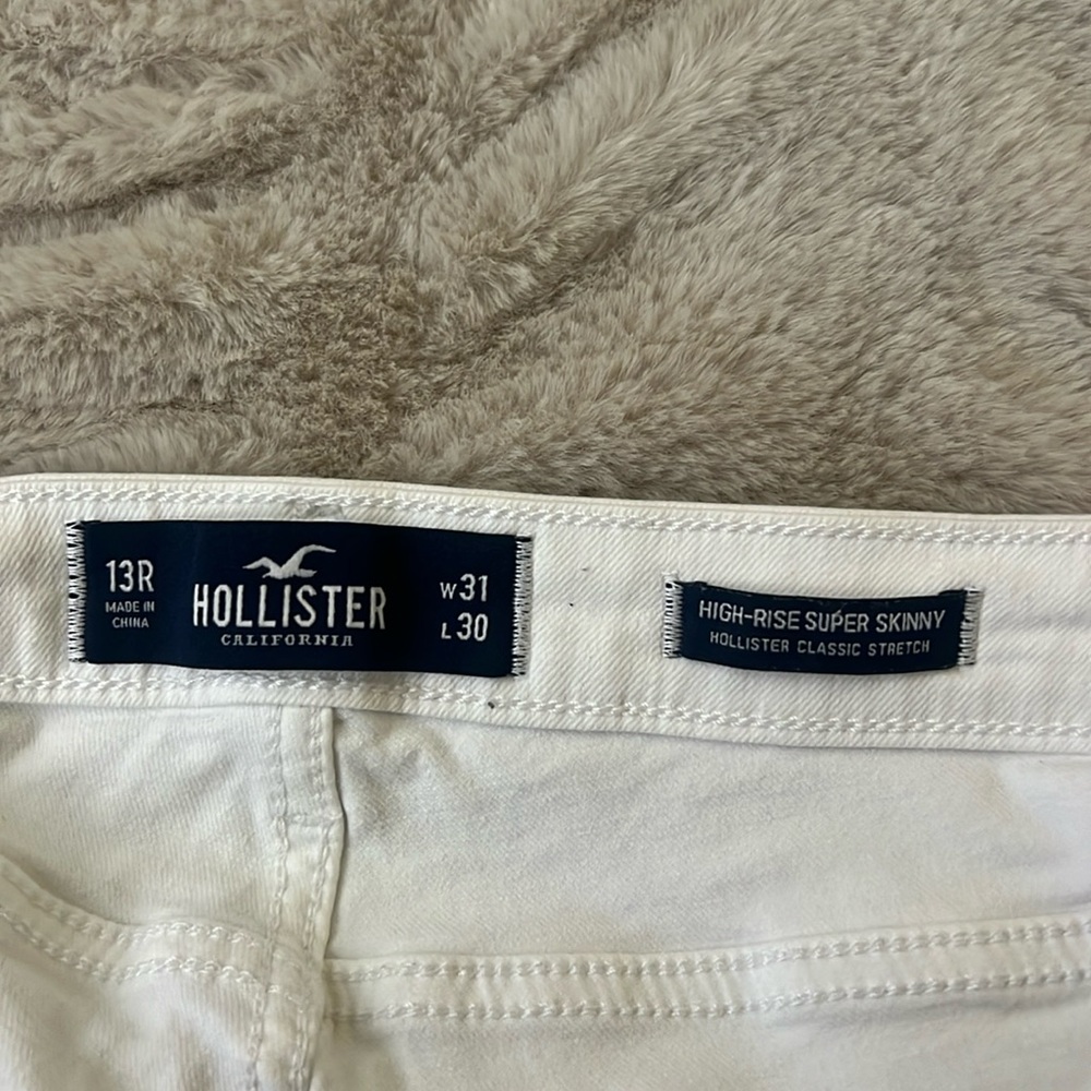 HOLLISTER SIZE 13 R W31 L30 HIGH RISE SKINNY JEANSS